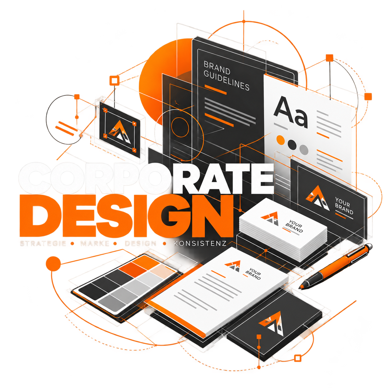 Corporate Design  Icon